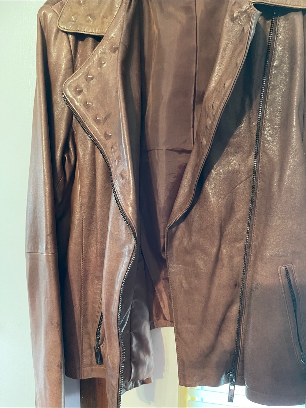 Michael Kors short leather Jacket
